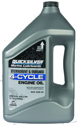 QuickSilver 25W-40 для четырехтактных двигателей 4 литра
